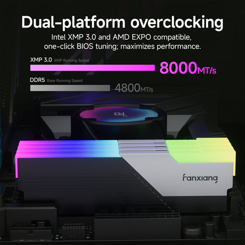 Fanxiang RGB DDR5 RAM  Desktop Memory-