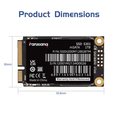 FanXiang S301 mSATA SSD For PC/Laptop